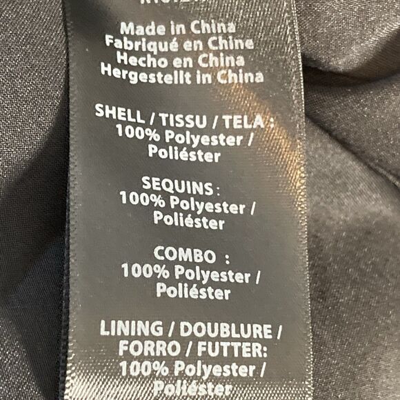 Rachel Zoe Blouse Women 6 Gold Sequin Flynn Mini Pailette Top Short Sleeve Disco - Picture 7 of 10